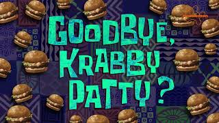 SpongeBob - Goodbye, Krabby Patty? Title Card (Kazakh)