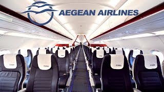 Aegean Airlines ECONOMY CLASS Tel Aviv to Athens|Airbus A321