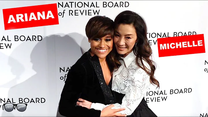 Ariana Debose and Michelle Yeoh hug at National Board of Review Awards Gala NYC