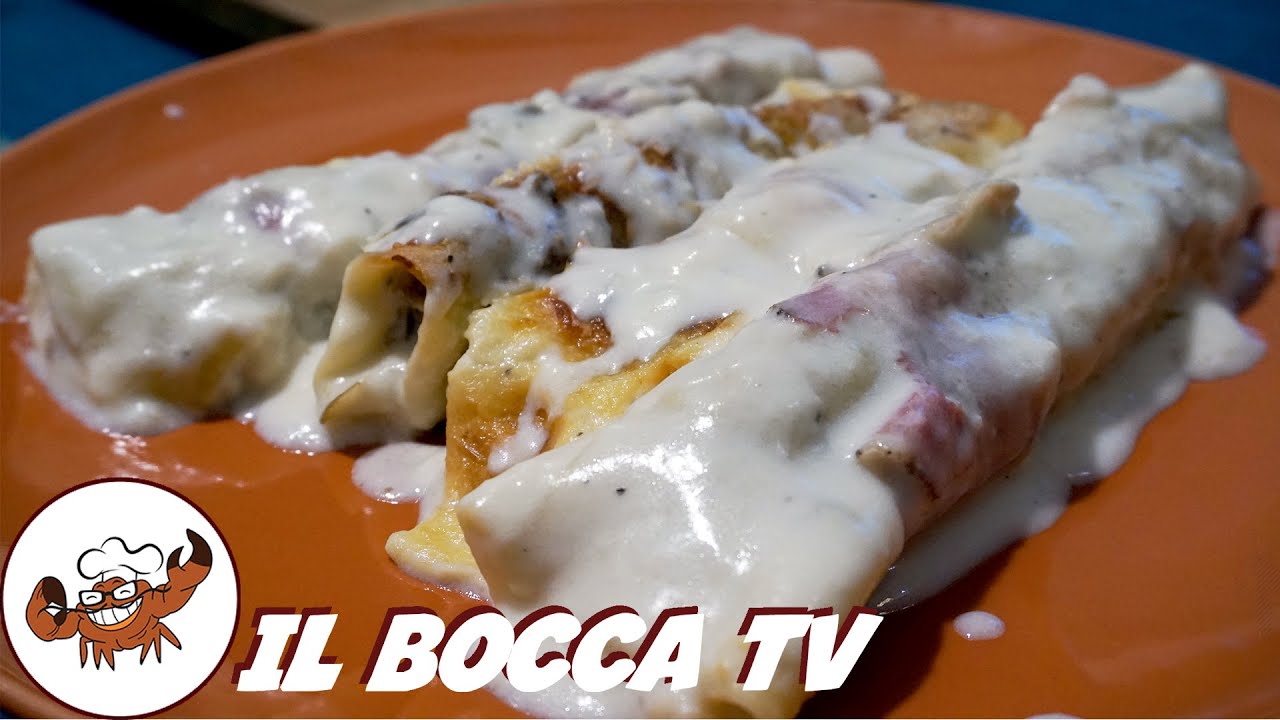 855 - Cannelloni natalizi ripieni di carciofi e pancetta, il Natale ti aspetta! (primo sfizioso)