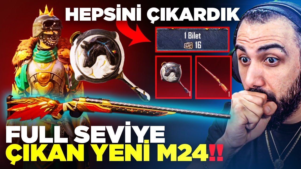 16 UC'YE FULLENMİŞ YENİ M24?? 😮 BÖYLE GARANTİ ÇARK YOK!! | PUBG MOBILE