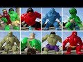 All Hulk Characters In LEGO Marvel S Avengers Transformations 