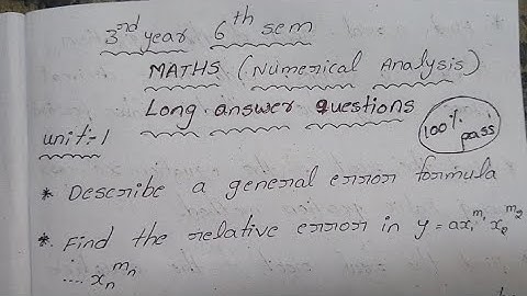 #shaikkhaja... Degree 3rd year 6th sem " MATHS" (numerical analysis) paper -7B... 100%pass