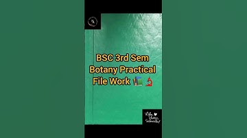 CCS University Meerut BSC 3rd Sem Botany Practical File Work:- Herbarium📚#herbarium #botanypractical