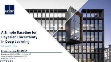 [A Simple Baseline for Bayesian Uncertainty in Deep Learning] 설명