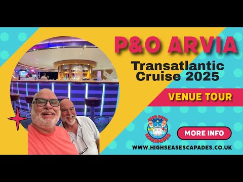 ⁣P&O Arvia Venue Tour 2025 | Restaurants, Bars, Entertainment, Pools & More!