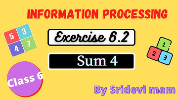 6th maths tamil Term 1 Chapter 6 Information processing Exercise 6.2 Sum 4 TN samacheer class 6