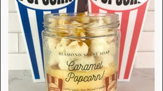 DIY Popcorn Candle #Foodcandle #Dessertcandle