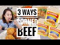 EaSY RECiPE || 3 WAYS of Cooking with Corned beef