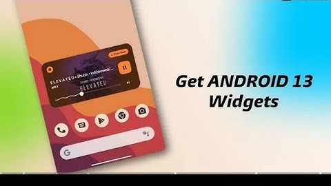 Get Android 13 Widgets On any Andriod phone Without Root...by R.G GAMING..