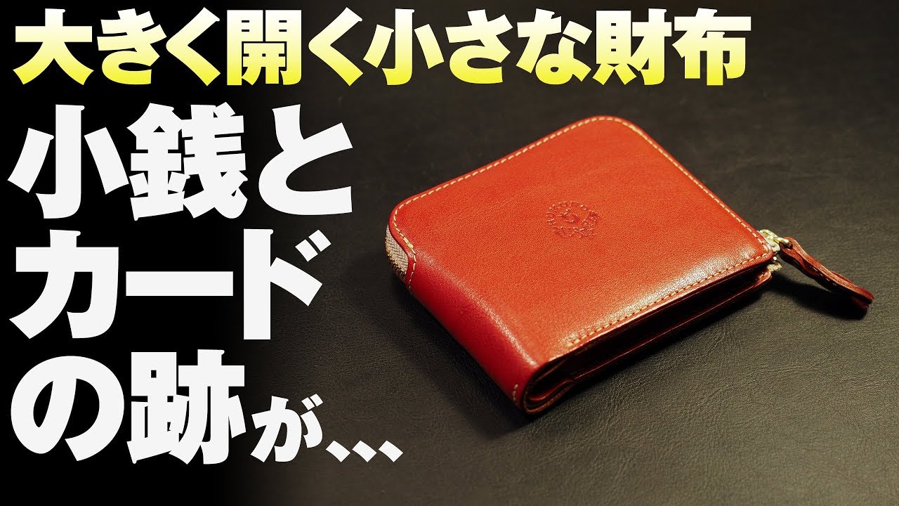 栃木レザー】「大きく開く小さな財布」5ヶ月間使った感想と定期