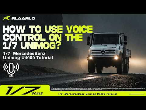 How to use voice control on the Unimog | Rlaarlo 1/7 Mercedes-Benz Unimog U4000