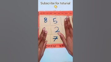 Number puzzle #game #shorts #viral #craft @craftwithny