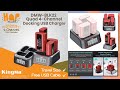 KingMa 4 Channel Fast Charging DMW-BLK22 for Lumix Camera S5 S9 GH5 GH6 GH7 G9 dll (Charger Type-C)