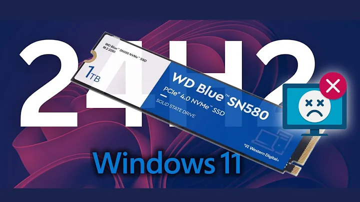 Fixing BSOD Windows 11 24H2 Issues with WD SSDs ⚠️ NVME SSD BSOD