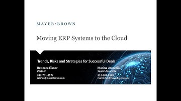 Contracting for Cloud ERP Systems Trends, Risks and Strategies for Successful Deals