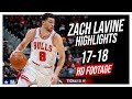 Bulls SG Zach LaVine 2017-2018 Season Highlights ᴴᴰ