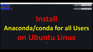 Install Anaconda for all Users on Linux