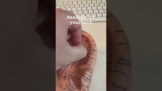 Massage this acupuncture point to reduce stress #earseeds #stressrelief s