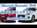 Maruti Suzuki Swift 2019 Bs6 LXi v/s VXI comparison Review interior and exterior features and price