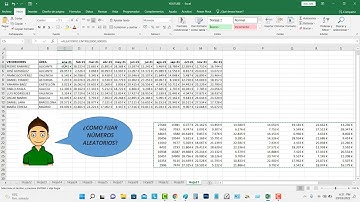 COMO FIJAR NÚMEROS ALEATORIOS EN EXCEL