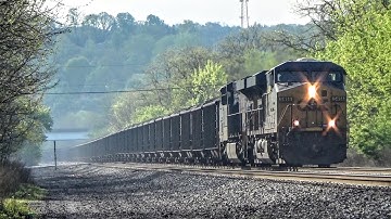 Gorgeous 1st Gen K5HL on CSX ES40DC #5414 Westbound through Robinson, PA - 5/15/2020