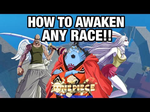 AOPG] ALL RACES SHOWCASE + HOW TO A GET RACE + THE BEST RACE! A ONE PIECE  GAME