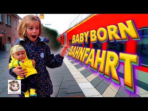 ERSTES MAL FÜR BABY BORN SISTER IM ZUG 🚆 Hannah und Johanna fahren mit der Bahn zum Essen