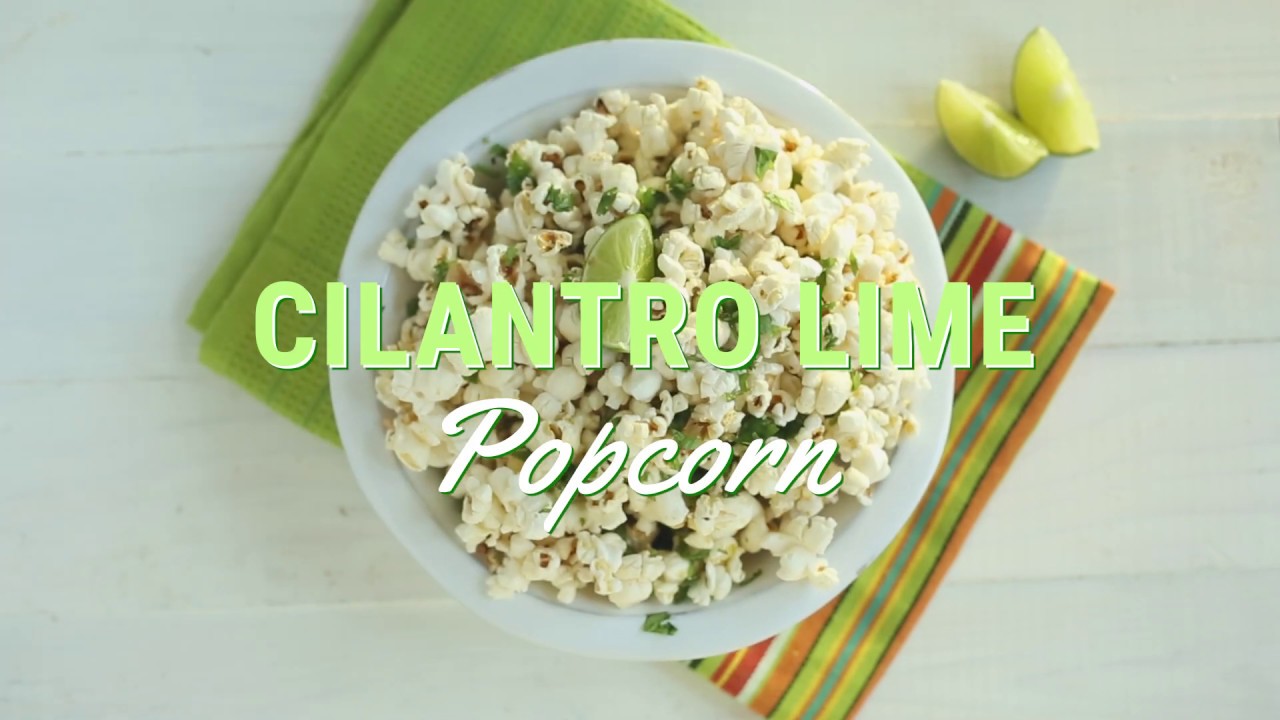 This Cilantro Lime Popcorn Is the Perfect Movie Night Snack | Tastemade