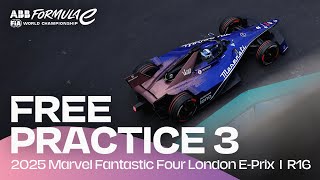 2025 Marvel Fantastic Four London E-Prix Round 16 | Free Practice 3