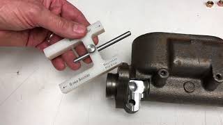 Brake Booster Pin Adjustment to Master Cylinder