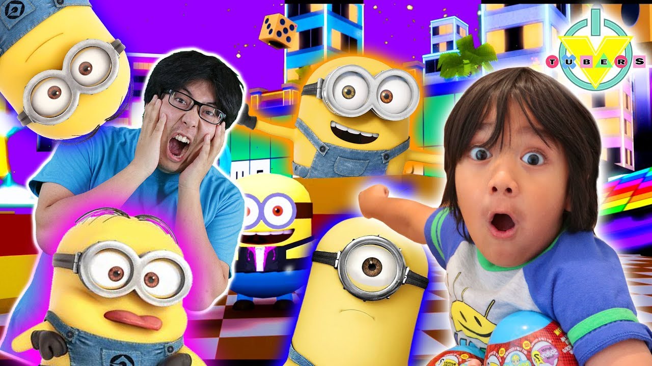 Ryan Daddy Escape Minion Takeover Let S Play Roblox Escape - roblox every cartoon ever obby youtube how to play