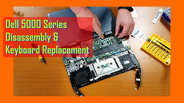 Dell Inspiron 5400 Series Keyboard Replacement & Complete Disassembly 5491 5481