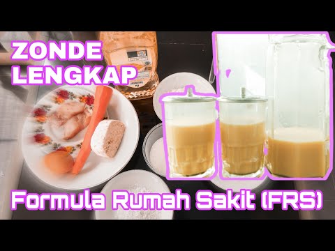 RESEP ZONDE LENGKAP FORMULA RUMAH SAKIT (FRS)