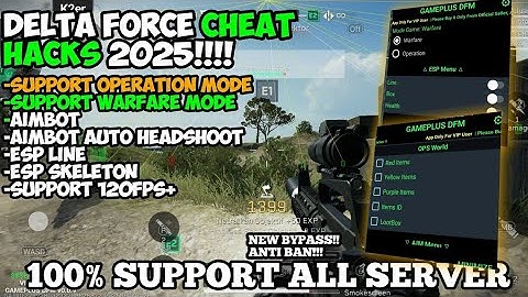 DOWNLOAD FREE CHEAT DELTA FORCE 2025 NO BANNED | 100% SAFE