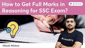 How to Get Full Marks in Reasoning for SSC Exams? | wifistudy | Hitesh Sir