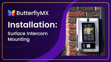Mounting the ButterflyMX Surface Intercom