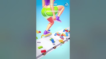 Heel Step Smash 👠 1260 Level Gameplay Walkthrough | Best Android, iOS Games #shorts