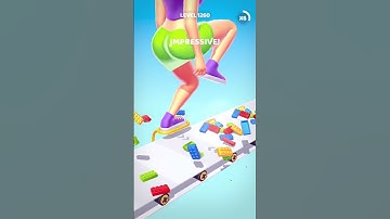 Heel Step Smash 👠 1260 Level Gameplay Walkthrough | Best Android, iOS Games #shorts