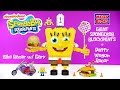 Giant SpongeBob BlockPants Patty Wagon & Bike Racer w/ Gary Mega Bloks Official Building Set