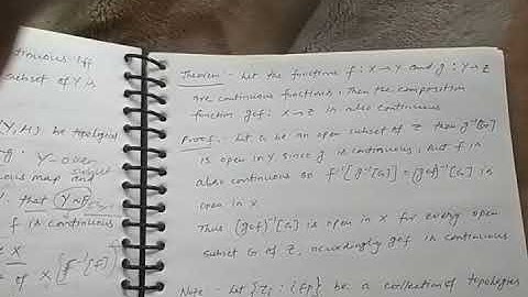 TOPOLOGY LEC. 22 - THEOREMS ON CONTINUOUS MAPPINGS