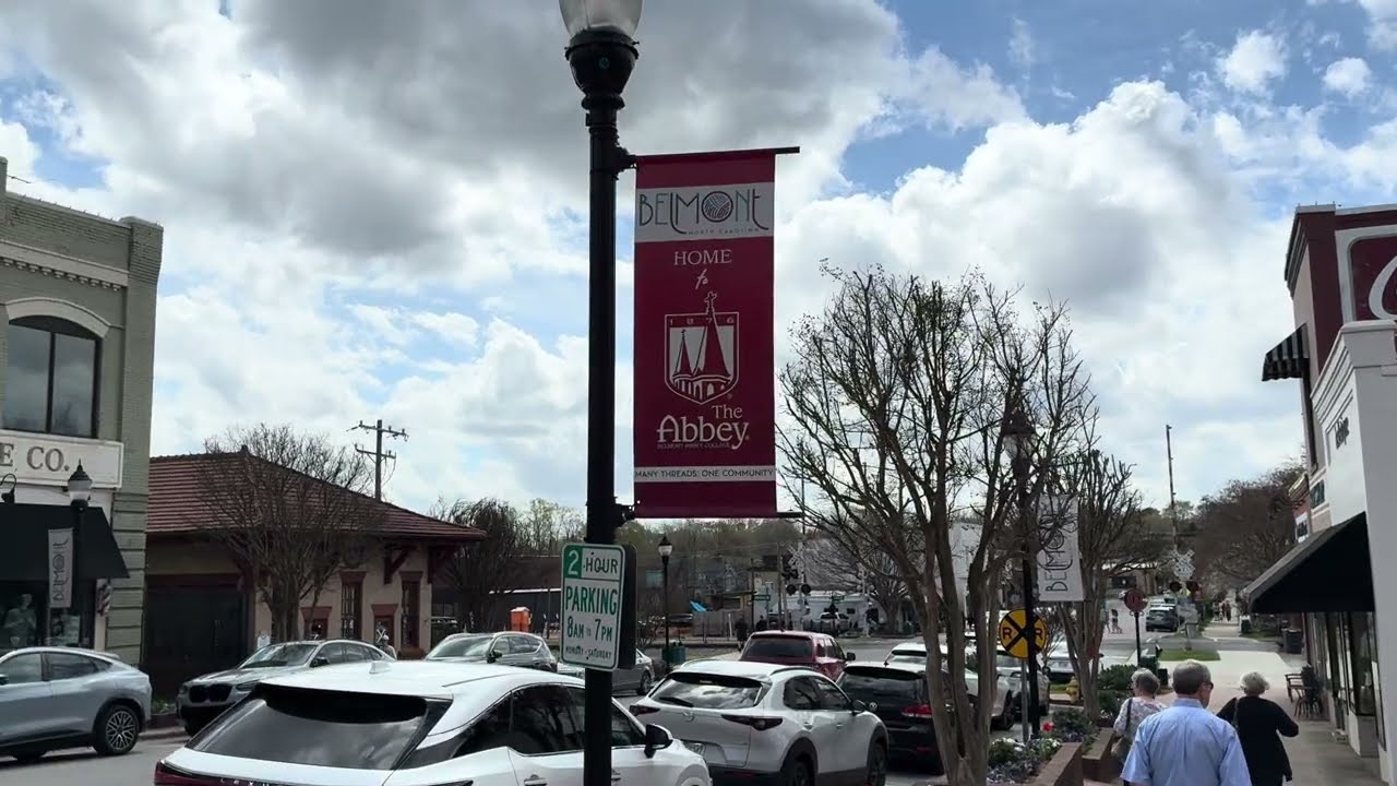 Walk With Me, Steve Martin in this small North Carolina town of Belmont, just west of Charlotte.