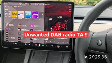 Tesla Model Y radio traffic announcements. An undocumented change in OTA update 2023.38.