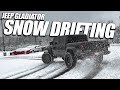 JEEP GLADIATOR SNOW DRIFTING!