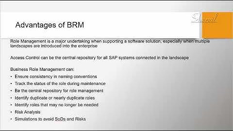 1. SAP GRC - BRM - Overview