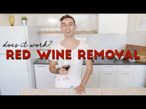 RED WINE STAIN REMOVAL HACKS | Does it Work?