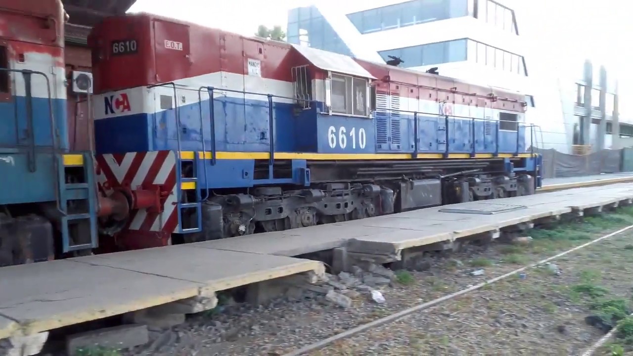 LINDO TREN DE NCA VACÍO PASANDO POR LA BANDA(Santiago del Estero) CON GR-12 (6610)+(6634)