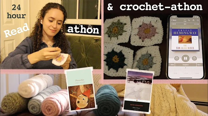 Crocheting while I read for 24 hours! // Rory Gilm...