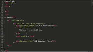 [Master Bootstrap in 7 days] 10/16 Panels