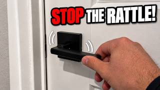 How to Stop a Door From Rattling (30 Second Fix!)